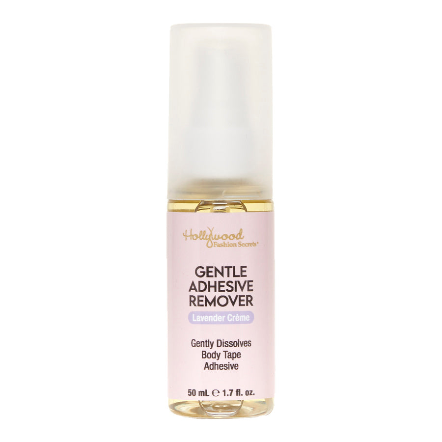 Gentle Adhesive Remover in Lavender Crème bottle