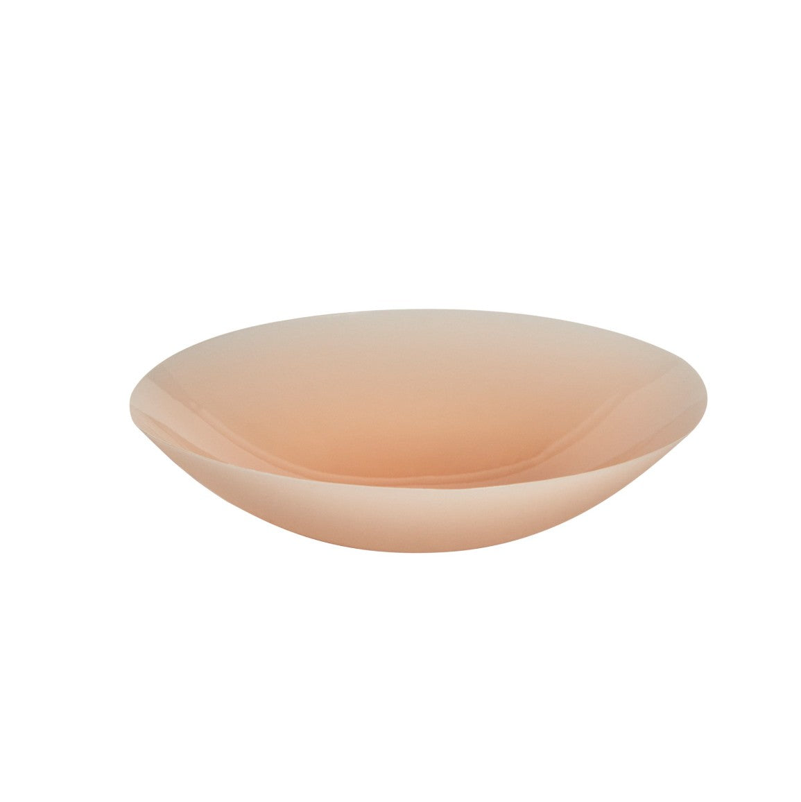 A single light-colored non-adhesive silicone insert providing full coverage and a natural shape for enhanced bust support.