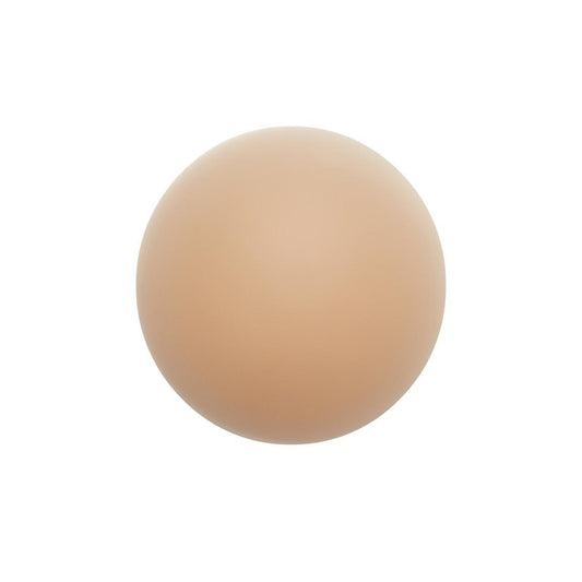 A single medium-colored non-adhesive silicone insert providing full coverage and a natural shape for enhanced bust support.