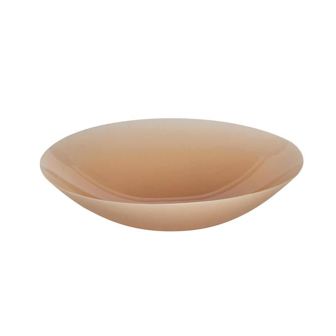 A single dark-colored non-adhesive silicone insert providing full coverage and a natural shape for enhanced bust support.