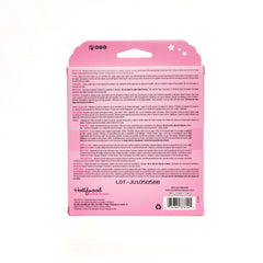 Back side of packaging with text and a barcode on a white background