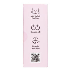 Adhesive Push Up Bra packaging from the side on a white background