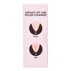 Adhesive Push Up Bra packaging from the side on a white background