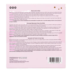 Adhesive push up bra packagingfrom the back