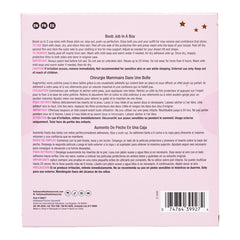 Adhesive Push Up Bra packaging from the back on a white background