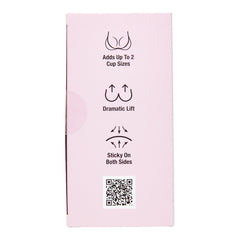 Adhesive Push Up Bra packaging from the side on a white background