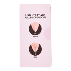 Adhesive Push Up Bra packaging from the side on a white background