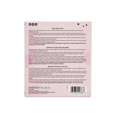 Back side of the Double-Sided Adhesive Push-Up Bra packaging on a white background