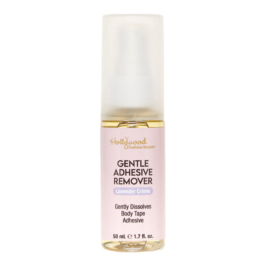 Gentle Adhesive Remover in Lavender Crème bottle