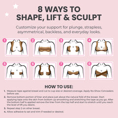 Breast Lift Tape infographic