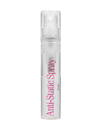 Hollywood Fashion Secrets Anti-Static Spray, 3ml travel size for on-the-go use.