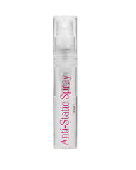 Hollywood Fashion Secrets Anti-Static Spray, compact 3ml size to prevent static cling.