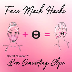 Infographics on other usages of converting clips as a face mask hack