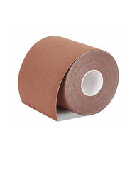 Roll of a brown body tape isolated on a white background