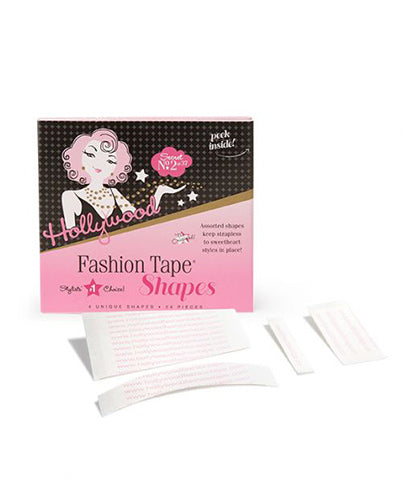 Hollywood Fashion Secrets Fashion Tape Shapes pack with various tape strips displayed.