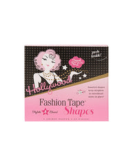 Front view of a clothing strip retail pack with printed label text isolted in white color background