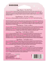 The view on the back-side of a wall-hook box with the label text and barcode