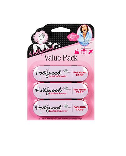Hollywood Fashion Secrets Delicate Fashion Tape For Sensitive Skin Portable  Compact Tin, 36 Double-Stick Tape Strips : : Clothing, Shoes &  Accessories